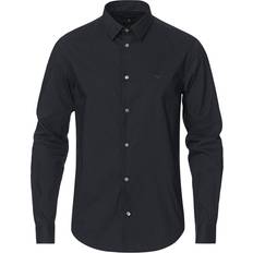 Emporio Armani Cotton Stretch Shirt - Navy