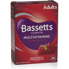 Energy Increasing Vitamins & Minerals Bassetts Adult Multivitamins Raspberry & Pomegranate 30 pcs