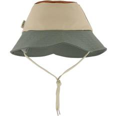 Beige Sadetakit Kuling Recycled Rain Hat - Green/Brown/Sand