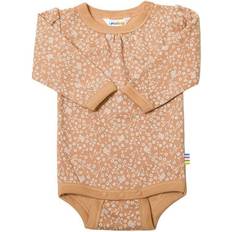 Polyamid Bodyer Børnetøj Joha Floral Baby Body - Brown (66433-43-3306)