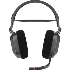 Sur l'oreille Casques Corsair HS80 RGB Wireless Carbone