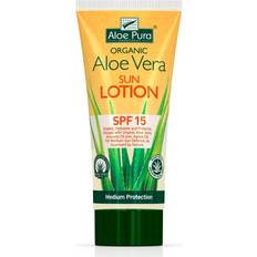 Aloe vera sun lotion Aloe Pura Sun Lotion Organic Aloe Vera SPF15 200ml