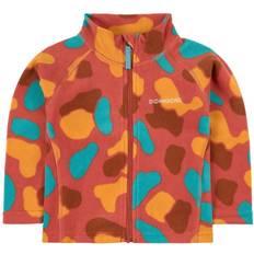 PFC-Vapaa Käsittely Fleece-takit Didriksons Monte Kids Pr. Fz 5 Pohjakerrokset - Pink/Camo