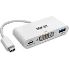 Tripp Lite USB C-USB C/DVI/USB A M-F Adapter