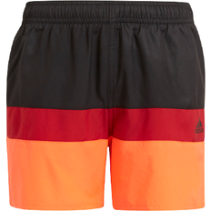 Adidas Short da nuoto Colorblock - Nero/Rosso