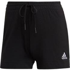 Dame - Slim Shorts Adidas Essentials Slim 3-Stripes Shorts Women - Black/White