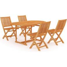 vidaXL 3059537 Matgrupp, 1 Bord inkl. 4 Stolar