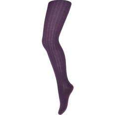 M Strumpfhosen mp Denmark Cotton Rib Tights - Dark Purple (130-2001)