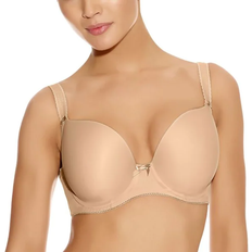 Deco Moulded Plunge Bra - Nude