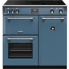 90cm Ceramic Cookers Stoves S900EICBIWH Blue