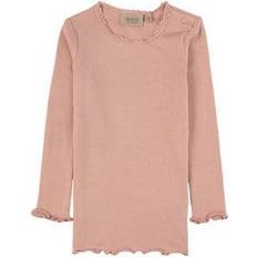 Wheat Rib Lace LS T-shirt - Rose Powder (0151E-007-2487)