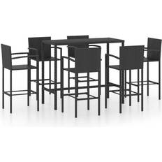 vidaXL 3064846 Bargruppe, 1 Tisch einschl. 6 Stühle