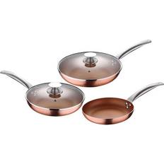 Antislip handvat Pannensets San Ignacio Optimum Copper Cookware Set with lid 5 Parts