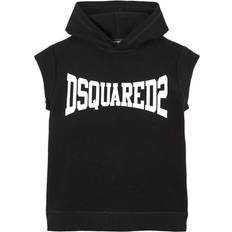Cotton - Sweatshirt dresses DSquared2 Boxer Logo Hooded Dress - Black (DQ0128D005UJDQ900)