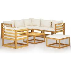5 Loungesæt vidaXL 3057645 Loungesæt, 1 borde inkl. 1 stole & 5 sofaer