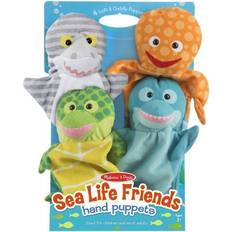 Melissa & Doug Dukker & dukkehus Melissa & Doug Sea Life Friends Hand Puppets Set of 4