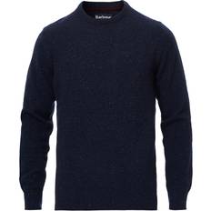 Barbour Tisbury Pure Wool Suèter De Cuello De Hombre - Navy