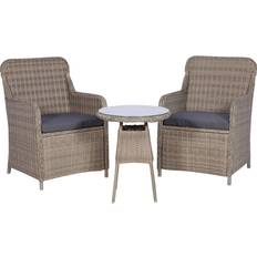 Set da pranzo per patio vidaXL 44149 Patio Dining Set, 1 Table incl. 2 Chairs