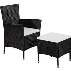 vidaXL 44091 Loungesæt, borde inkl. 1 stole