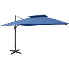 Blu Ombrelloni e Accessori vidaXL Cantilever Umbrella with Double Top 300cm