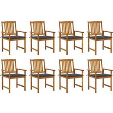 vidaXL 3078166 8-pack Garden Dining Chair