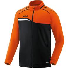 Fitness & Gymträning - Orange Jackor JAKO Competition 2.0 Polyester Jacket Unisex - Black/Neon Orange