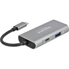 DeLock USB C-3USB A/USB C M-F Adapter