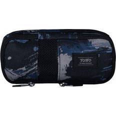 TOTTO Pidal Blue Black Pencil Case