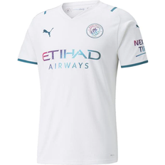 Puma 2021-2022 Man City Uit Shirt Wit Adults