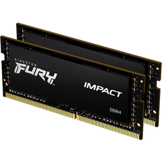 32 GB - CL17 - SO-DIMM DDR4 RAM Memory Kingston Fury Impact SO-DIMM DDR4 2933MHz 2x16GB (KF429S17IBK2/32)