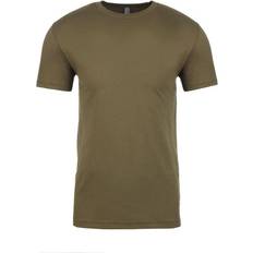 Next Level Cotton Crew Neck T-shirt Unisex - Military Green