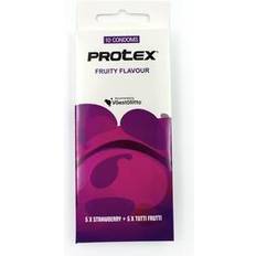 Protex kondomer Sexleksaker Protex Fruity Flavour 10-pack