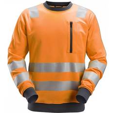 Orange - Sweatshirts Sweatere Snickers Workwear AllroundWork Hi-Vis Sweatshirt - Hi Vis Orange