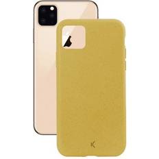 Ksix Funda ecológica para iphone 11 pro, semirrígida, amarillo