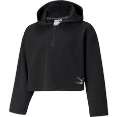 Puma XS Hoodies Puma Youth GRL Cropped Hoodie - Puma Black (531827-01)