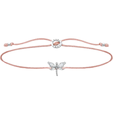 Thomas Sabo Little Secret Dragonfly Bracelet - Beige/Silver/White