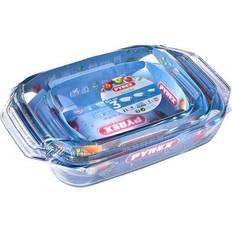 Congélateur Sécurisé Plats à rôtir Pyrex Irresistible Roasting Pan 3pcs