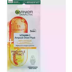 Garnier Ansiktsmasker Garnier Vitamin C Anti-Fatigue Ampoule Face Sheet Mask Pineapple Extract 15g