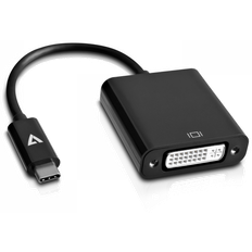 V7 USB C-DVI M-F 0.1m