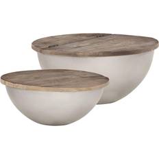 Rond Tables Basses vidaXL Bowl Shaped Table Basse 60cm