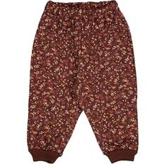 Wheat Alex Thermo Pants - Maroon Birds