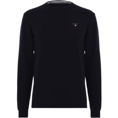 Gant Super Fine Lambswool Crew Neck Sweater - Marine