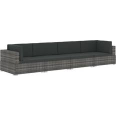 4 Loungeset Utemöbler vidaXL 47268 Loungeset, Bord inkl. 4 Soffor