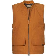 Jaune Gilets Nudie Jeans Douglas Light Padded Vest - Ochre Yellow