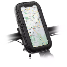 Rain-Resistant Mobile Phone Holder for Bicycles and Scooters