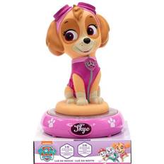 Rose Veilleuses Paw Patrol Skye 3D Figure Veilleuse