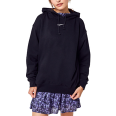 Nike Essential Oversized Fleece Hoodie - Black/White