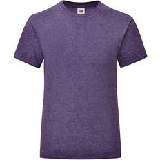 Fruit of the Loom Girl's Iconic 150 T-shirt - Heather Purple (61-025-0HP)