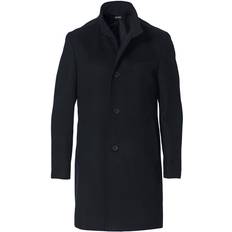 HUGO BOSS Blu Cappotti HUGO BOSS BLACK di lana cappotto h-hyde standup 214