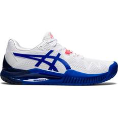 Asics gel resolution 8 Asics Gel-Resolution 8 W - White/Lapis Lazuli Blue